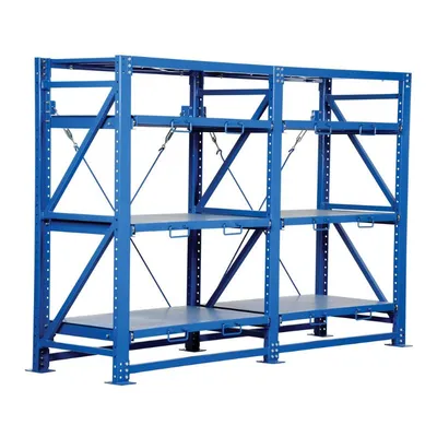 Vestil VRSOR-114 Steel Heavy-Duty Roll Out Shelving