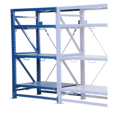 Vestil VRSOR-A-114 Steel Roll Out Shelving-Add On Unit 1