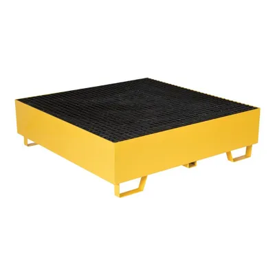 Vestil VSRB-YL-4 Steel Drum Retention Basin