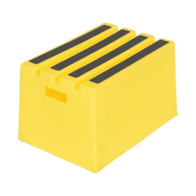 Vestil VST-1-Y Polyethylene 1-Step Step Stool