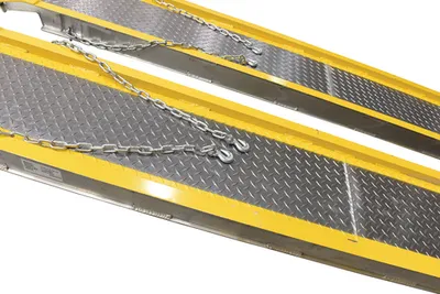 Vestil VTR-5.5-14-10 Portable Aluminum Twin Vehicle Ramp 3