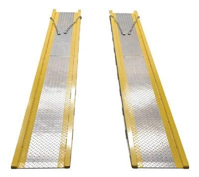 Vestil VTR-7-14-12 Portable Aluminum Twin Vehicle Ramp 2
