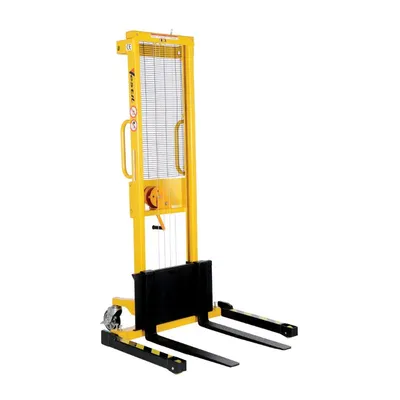 Vestil VWS-770-AA Steel Stacker with Adjustable Manual Hand Winch