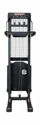 Vestil VWS-770-FF-DC pallet stacker shown from an alternate angle
