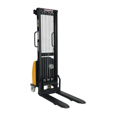 Vestil VWS-770-FF-DC Steel Stacker with Fixed DC Powered Winch