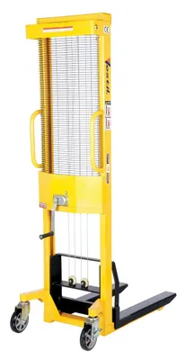 Vestil VWS-770-FF pallet stacker shown from an alternate angle