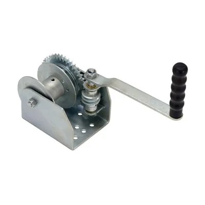 Vestil WALL-S Steel Single Wall Mounted Hand Winch