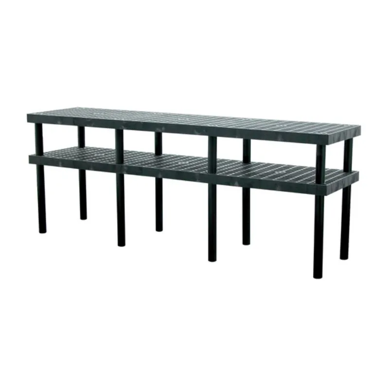 Vestil WBT-G-9624 High-Density Polyethylene Grid Work Bench Table