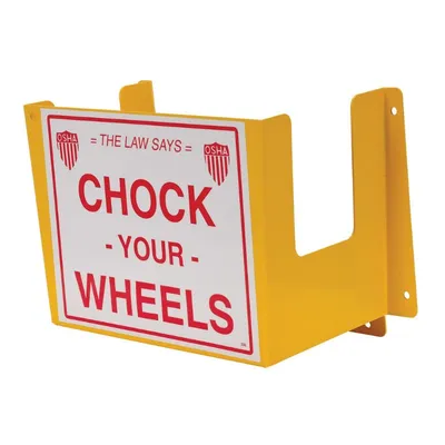 Vestil WC-H-R Steel Wheel Chock Holder 6 Mounting Holes