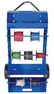 Vestil WIRE-D-WHK Portable Steel Cord Reel Caddy