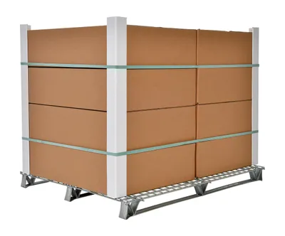 Vestil WMP-4048 Galvanized Steel Welded Wire Pallet 3