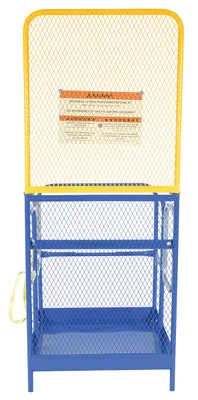 Vestil WP-3636-84B-DD Steel Work Platform With 2 Door Entry 3