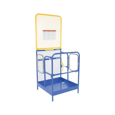 Vestil WP-3636-84B-DD Steel Work Platform With 2 Door Entry