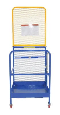 Vestil WP-3636-CA-84B Steel Work Platform With Poly Casters 2