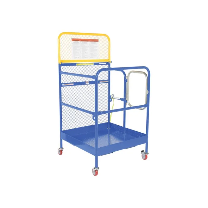 Vestil WP-3636-CA Steel Work Platform With Poly Casters