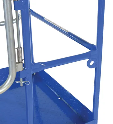 Vestil WP-3636-DD Steel Work Platform With 2 Door Entry 8
