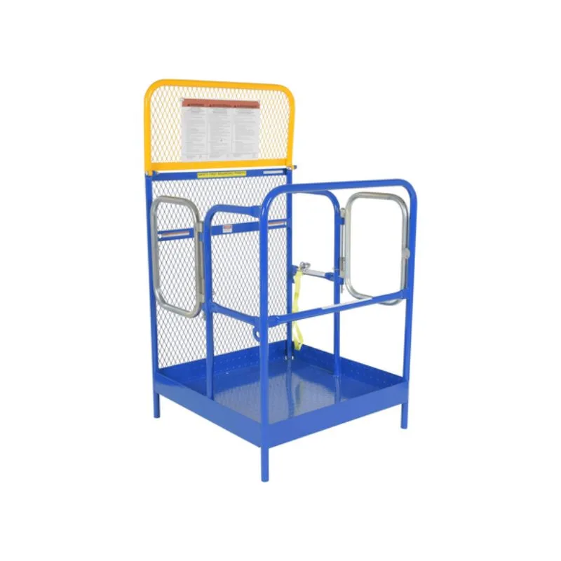 Vestil WP-3636-DD Steel Work Platform With 2 Door Entry