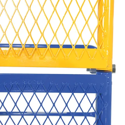 Vestil WP-3648-84B-DD Steel Work Platform With 2 Door Entry 2