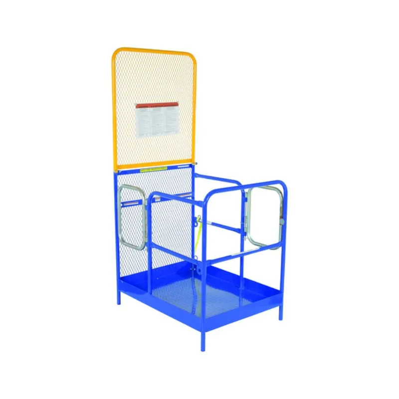 Vestil WP-3648-84B-DD Steel Work Platform With 2 Door Entry