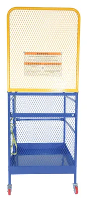 Vestil WP-3648-CA-84B Steel Work Platform With Poly Casters 3