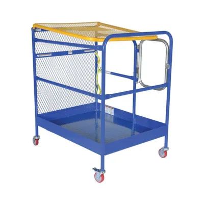 Vestil WP-3648-CA-84B Steel Work Platform With Poly Casters