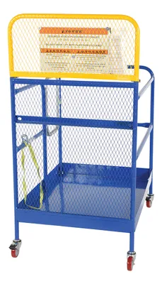 Vestil WP-3648-CA Steel Work Platform With Poly Casters 3