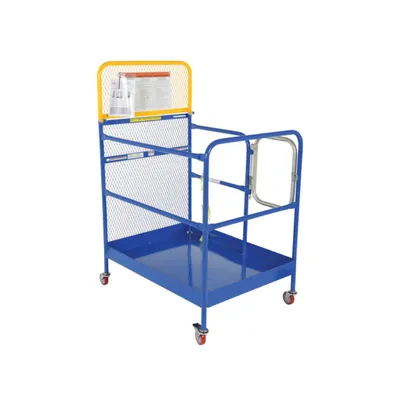 Vestil WP-3648-CA Steel Work Platform With Poly Casters
