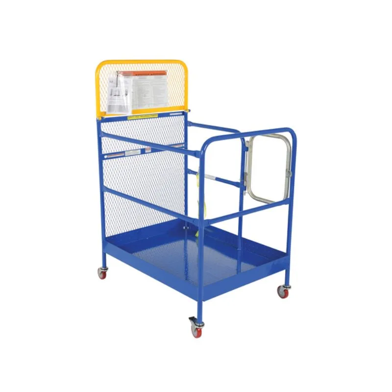 Vestil WP-3648-CA Steel Work Platform With Poly Casters