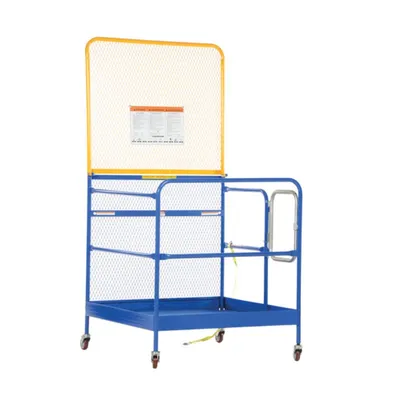 Vestil WP-4848-CA-84B Steel Work Platform With Poly Casters