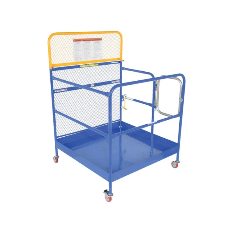 Vestil WP-4848-CA Steel Work Platform With Poly Casters