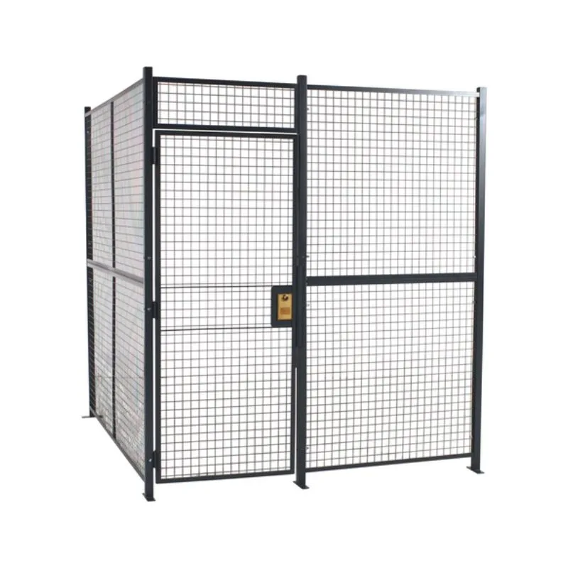 Vestil WPC-10X10-4NC Welded Wire Mesh With Sliding Door