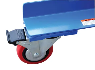 Vestil WT-2221 mobile tilting work table shown from an alternate angle
