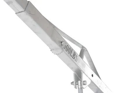 Vestil WTJ-2-G-DC Galvanized Steel DC Powered Winch Truck Jib Crane 5
