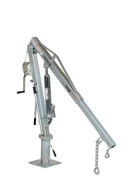 Vestil WTJ-2-G Galvanized Steel Winch Truck Jib Crane 5