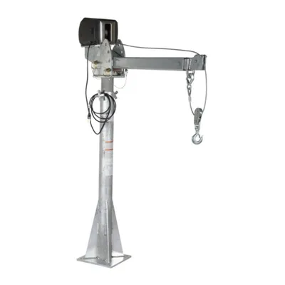 Vestil WTJ-20-3-AC-GAL Galvanized Steel AC Powered Jib Crane