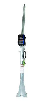 Vestil WTJ-20-4-AC-GAL Galvanized Steel AC Powered Jib Crane 3