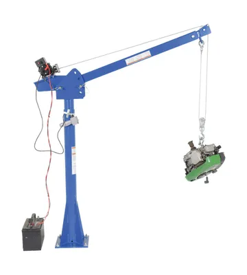 Vestil WTJ-20-4-DC Steel DC Powered Jib Crane 5