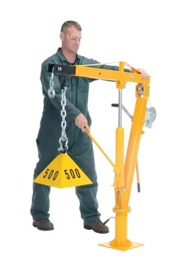 Vestil WTJ-4 Steel Winch Truck Jib Crane 4
