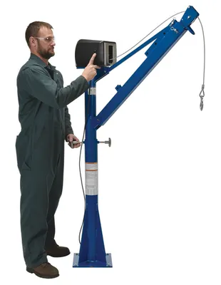Vestil WTJ-E-15-3-AC-CSA Steel AC Powered Jib Crane CSA Compliant 6
