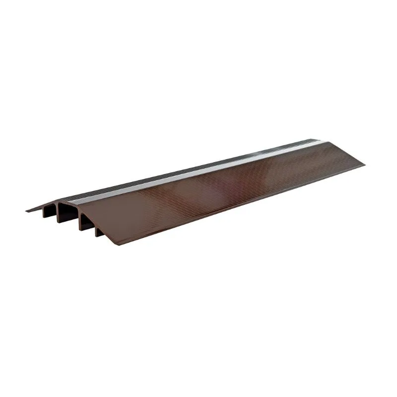 Vestil XHCR-72-BRN Aluminum Extruded HoseCable Crossover