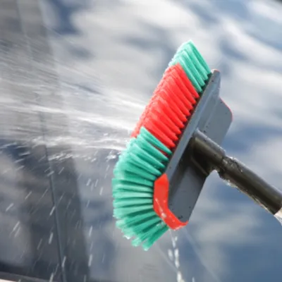 Washing Brush Waterfed High/Low 10.8 Inch Soft/split Black