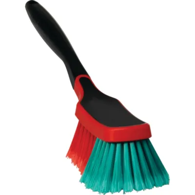 Vikan Multi Brush/Rim Cleaner 12.2 Inch Soft/Split Black