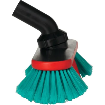 Vikan Vehicle Brush Waterfed 9.8 Inch Soft/split Black