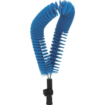 Vikan Pipe Exterior Brush 20.1 Inch Medium Blue
