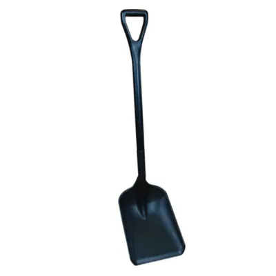Vikan 6896BKSS Safety Shovel w/ Extended Handle 10.4 Inch Blade Black