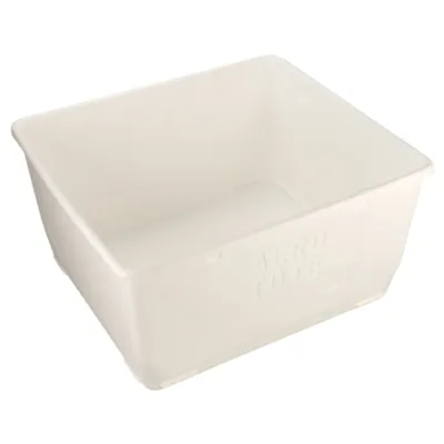 Vikan 6925 Aero Tote Tub w/ Drain Plug 40.7 Inch White