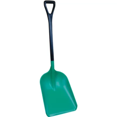 Vikan Safety Shovel w/ Extended Handle 13.8 Inch Blade Green