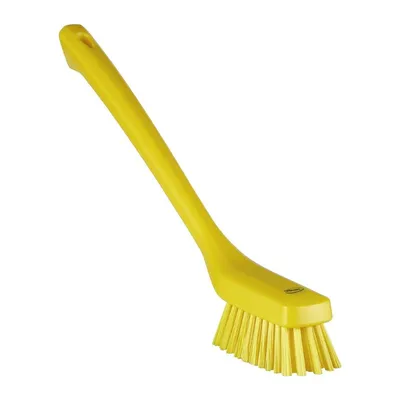 Vikan 16.5-inch Narrow Cleaning Brush with Long Handle