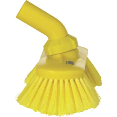 Vikan Washing Brush with Angle adjustment Waterfed 9.4 Inch Soft/split
