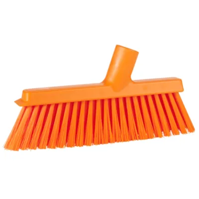 Vikan Dustpan Broom with Angled Thread 9.8 Inch Medium